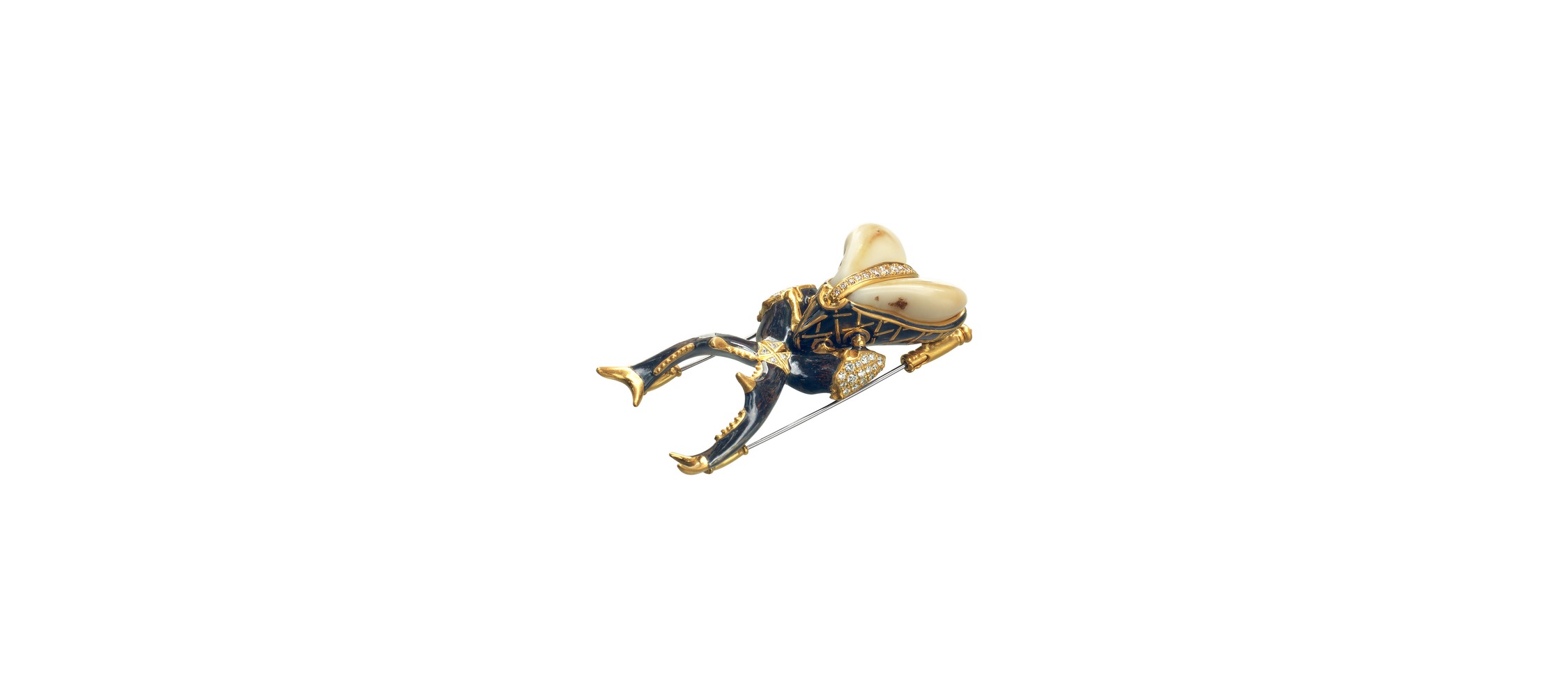 Deer Teeth Brooch