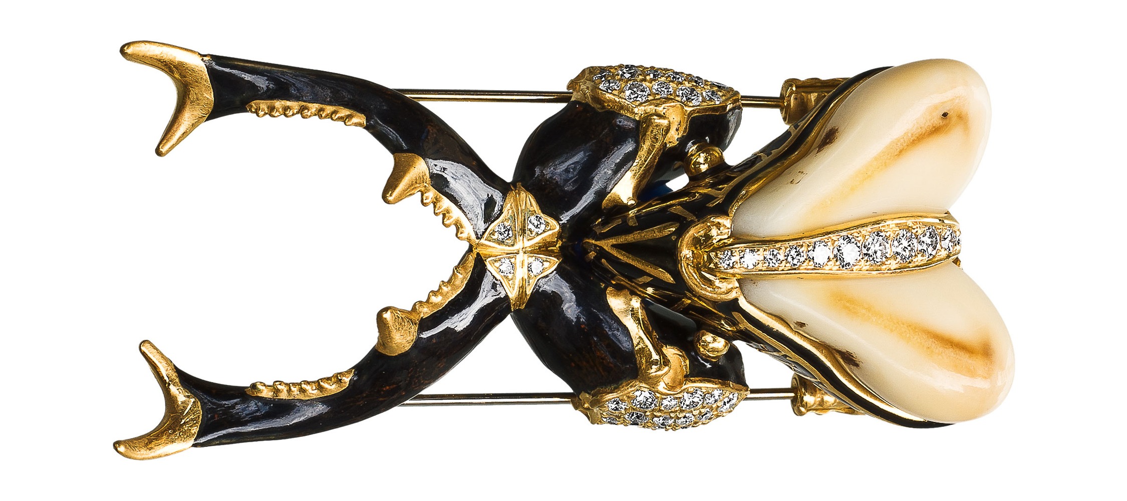 Deer Teeth Brooch
