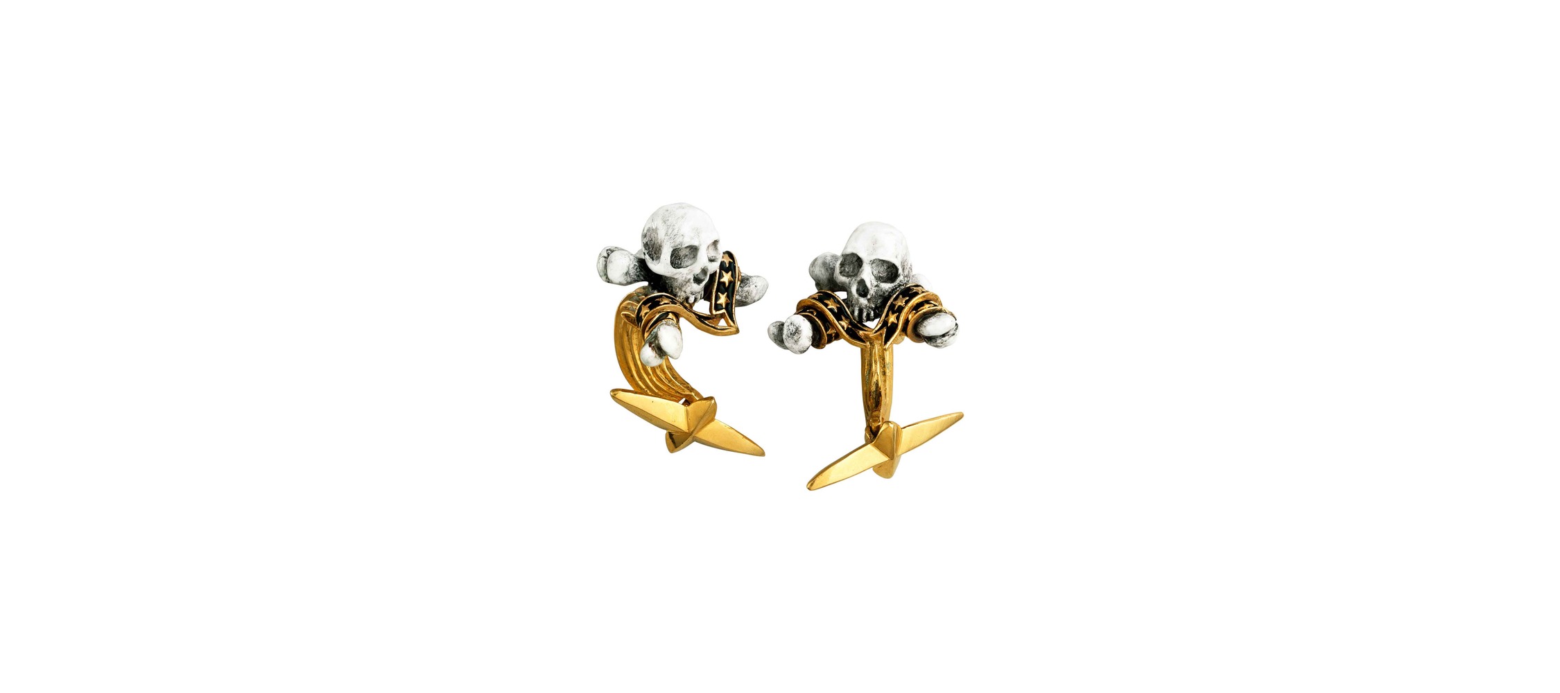 Skulls With Embellished Bones