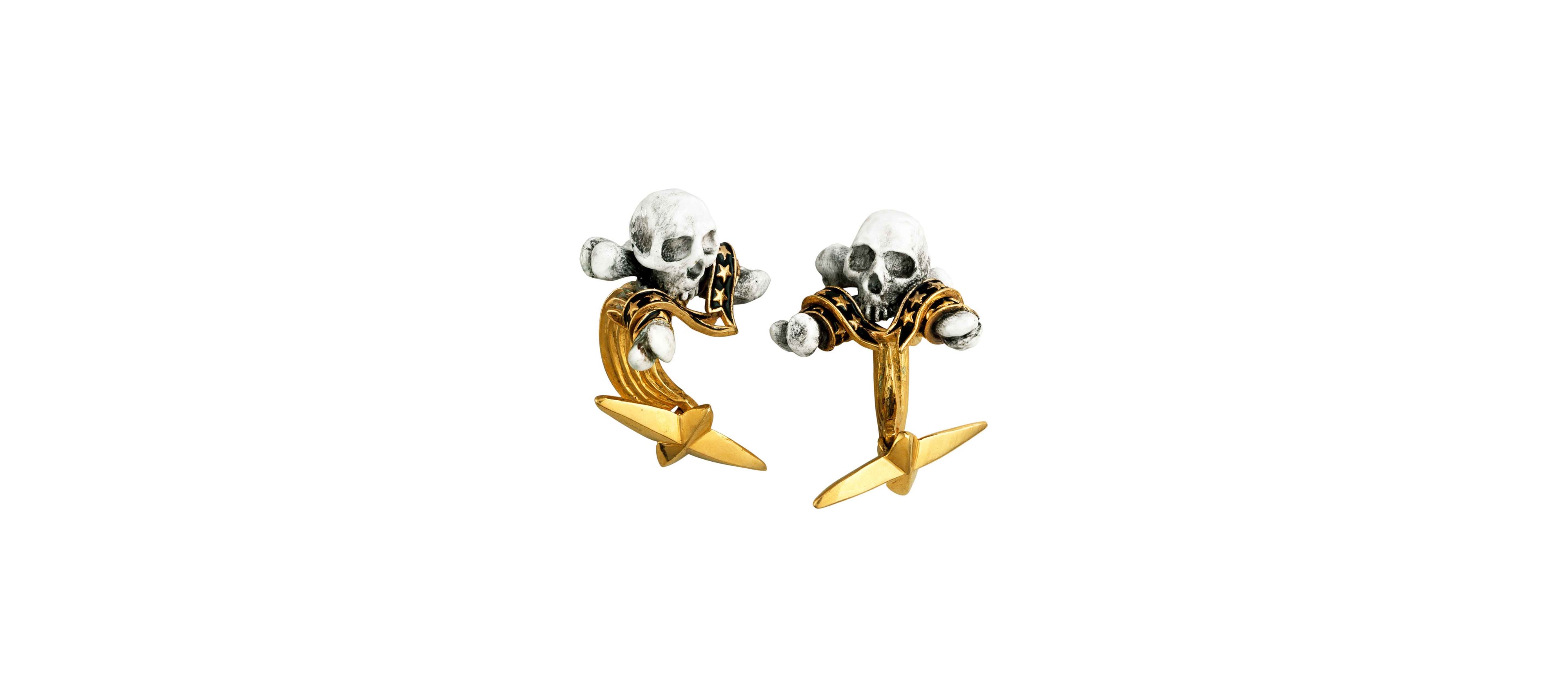Skulls With Embellished Bones
