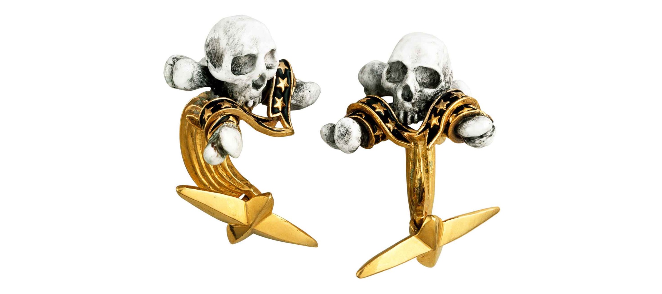 Skulls With Embellished Bones