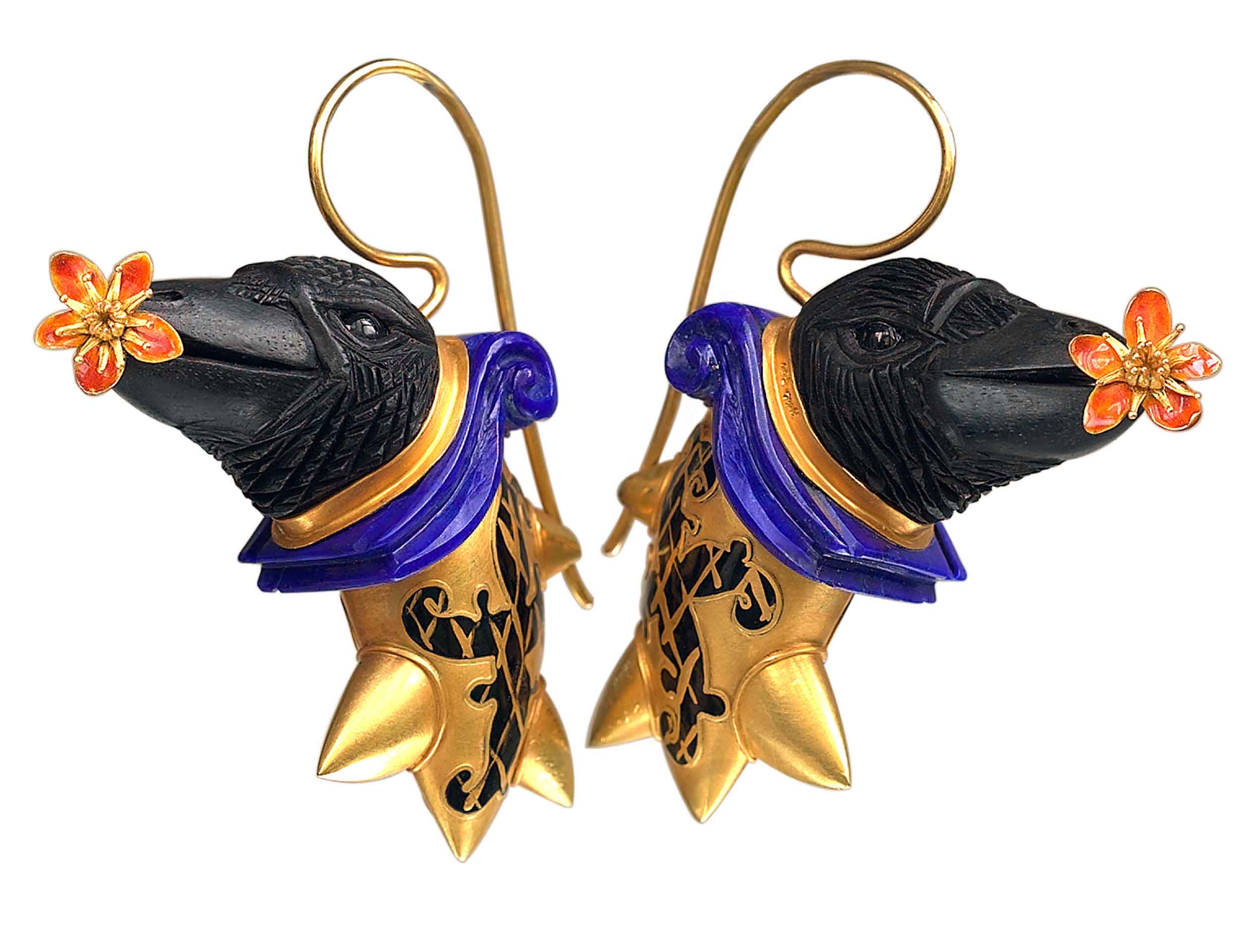 Ravens With Florets
