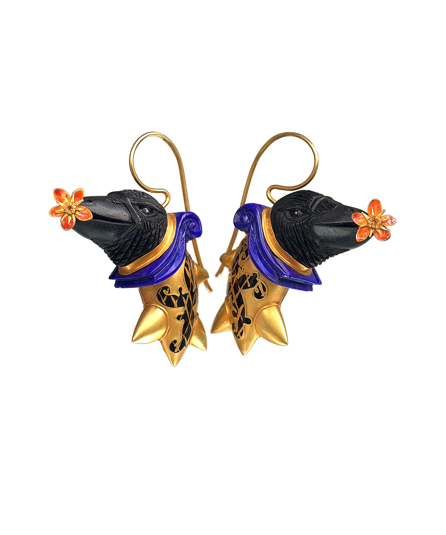 Ravens With Florets