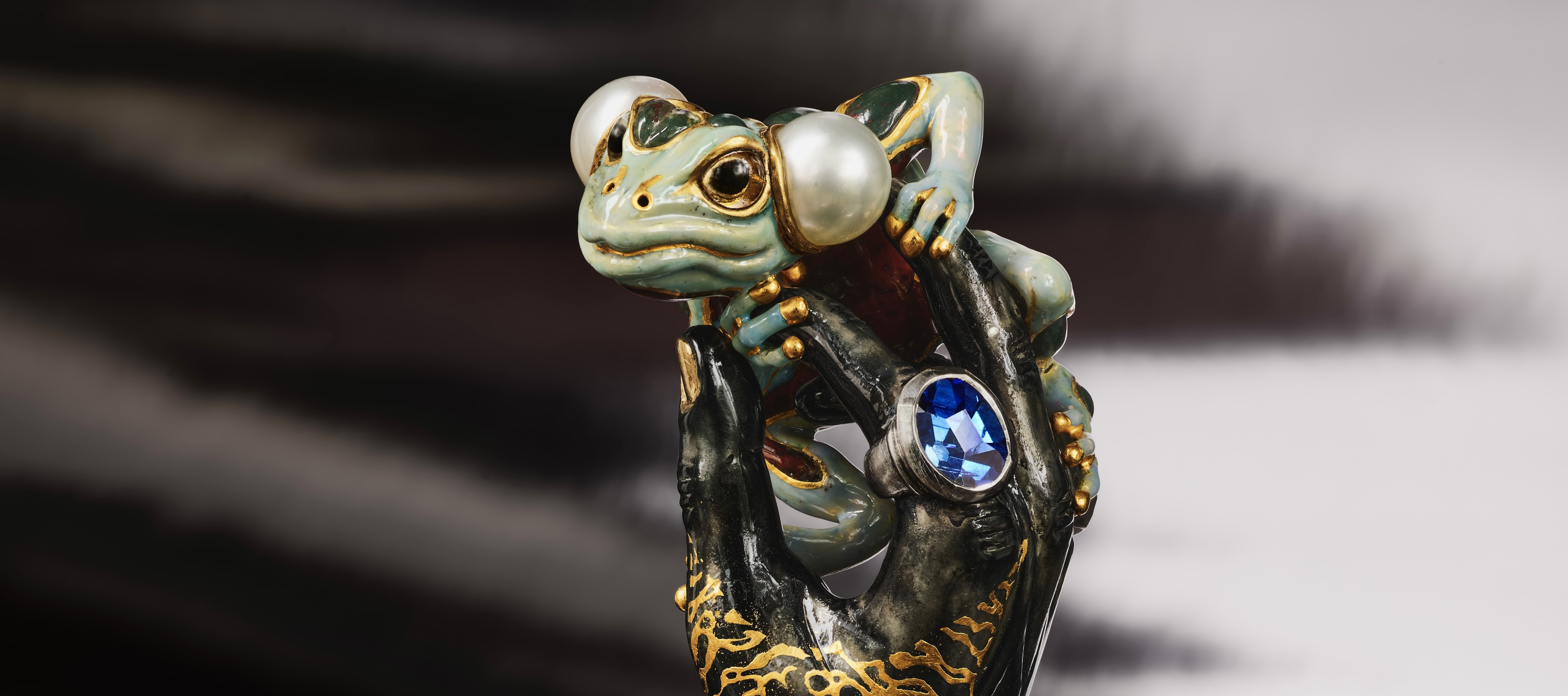 Hand mit Frosch III