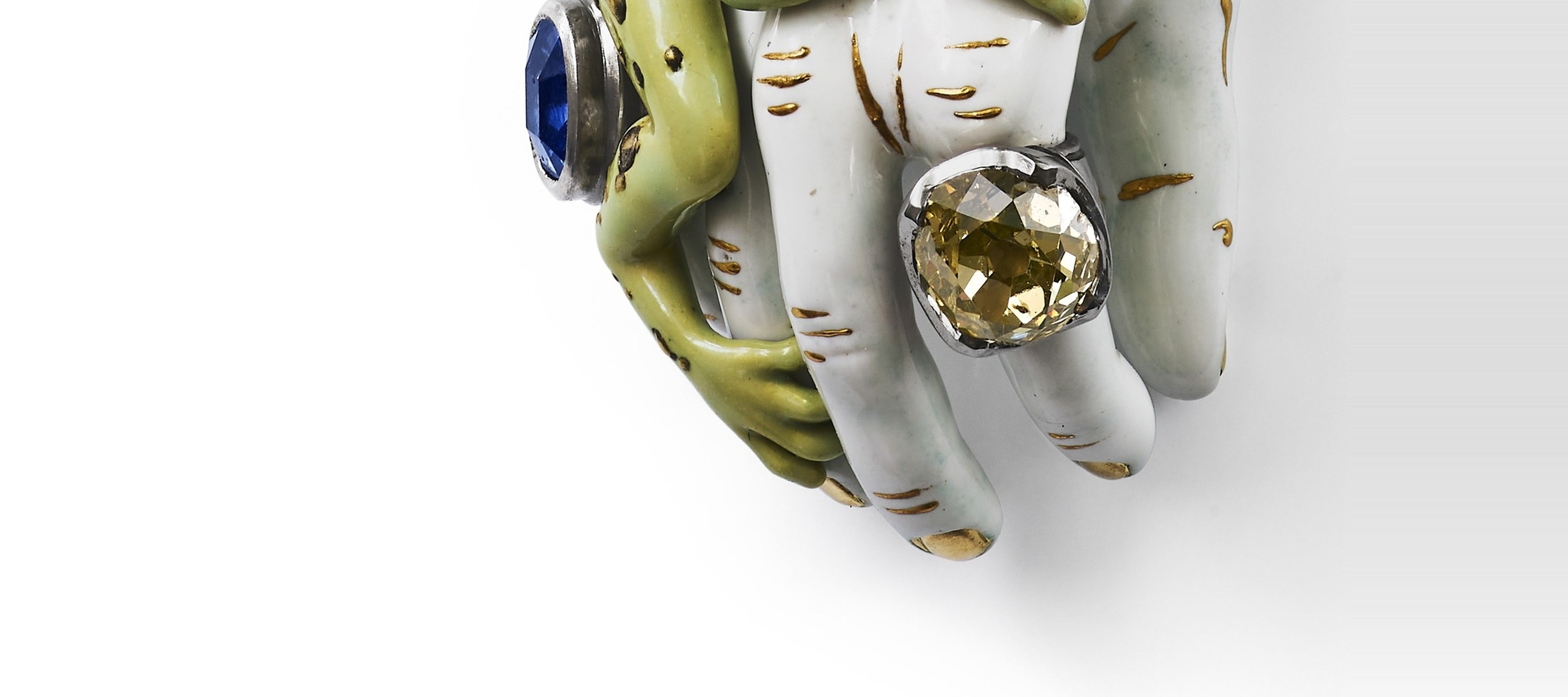 Hand mit Frosch V
