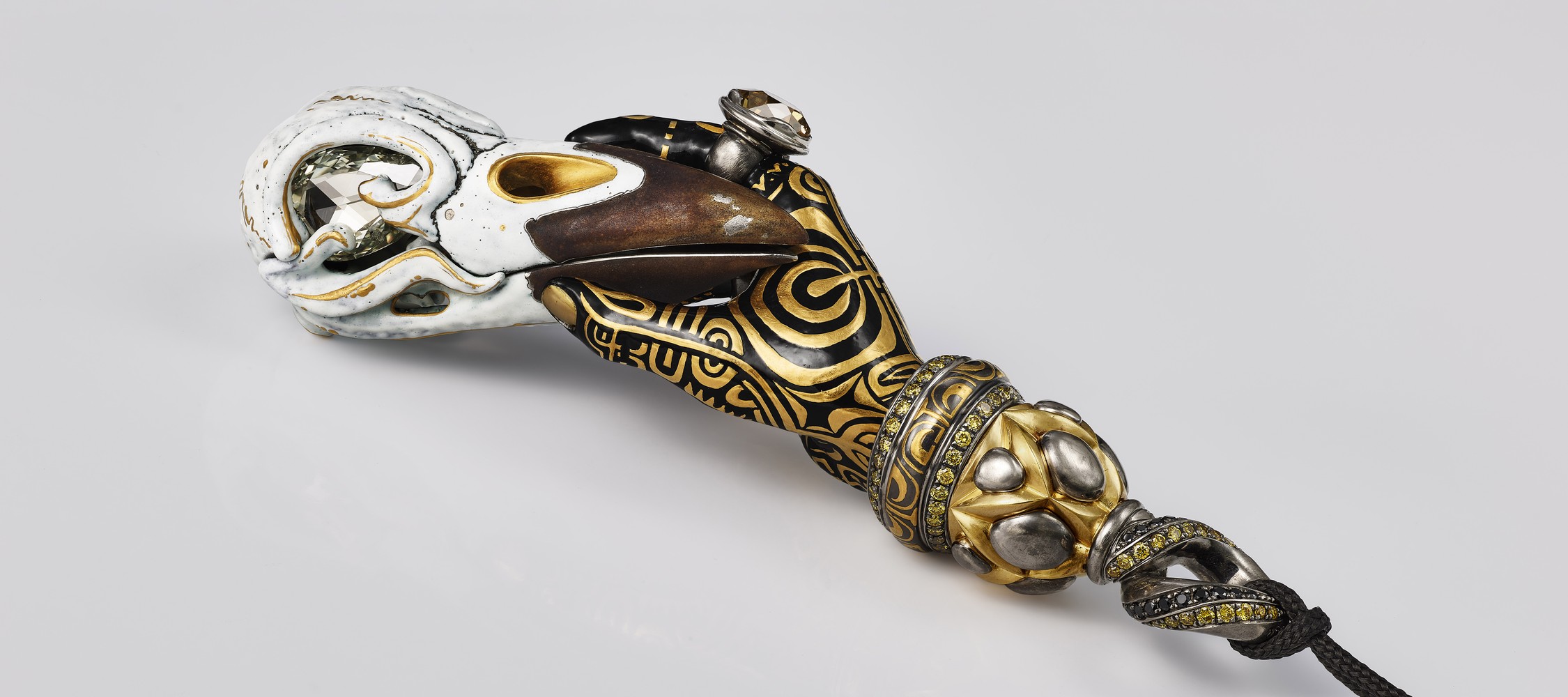 Hand With Raven Skull