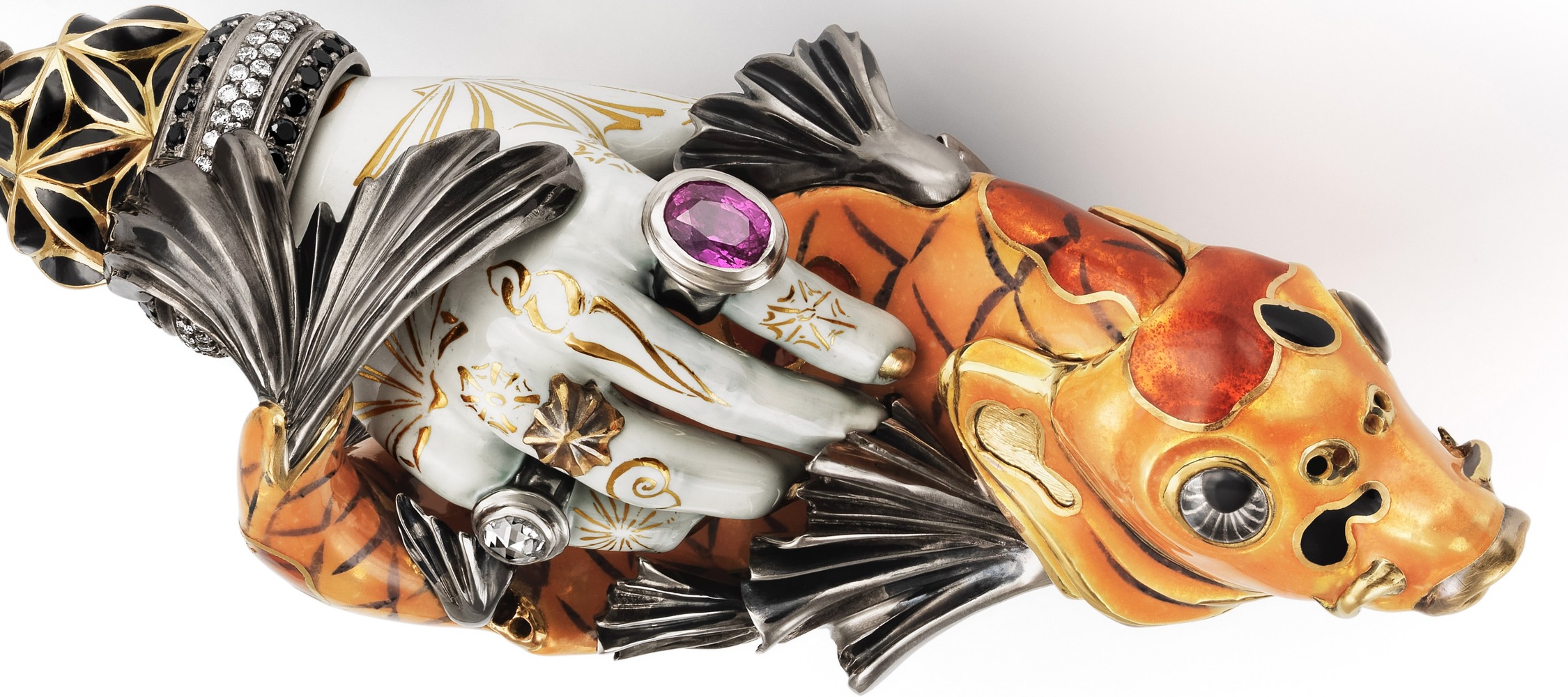 Hand With Koi