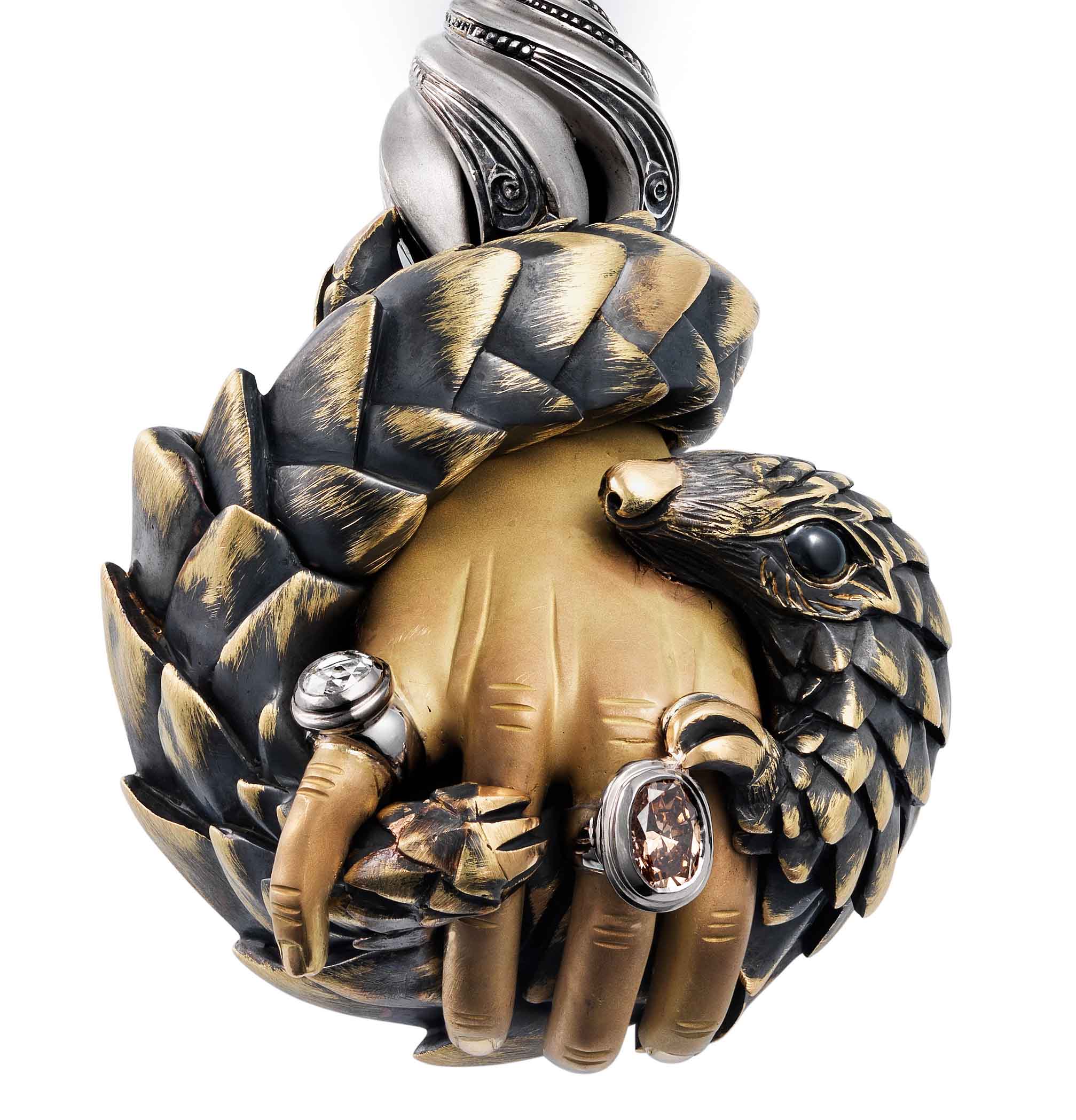 Hand With Pangolin II